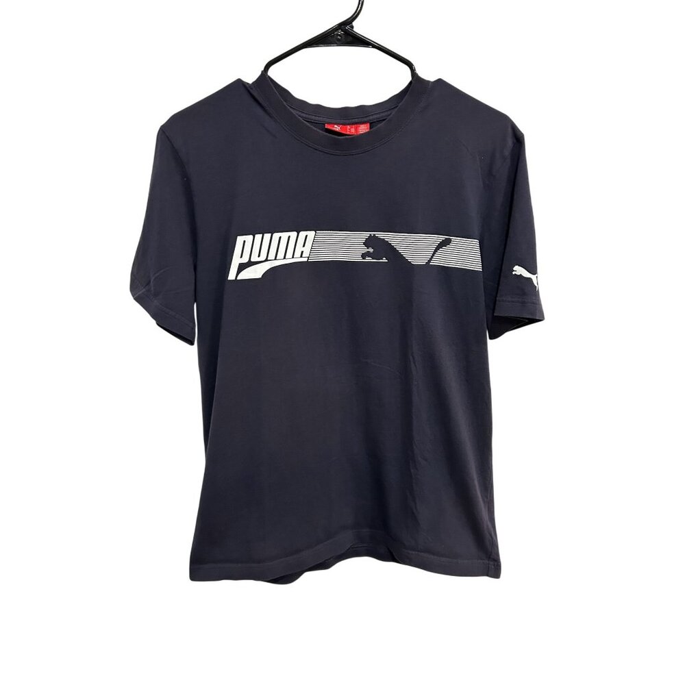 Puma Mens Short Sleeve Graphic Logo T-Shirt Size Small Casual Tee Streetwear